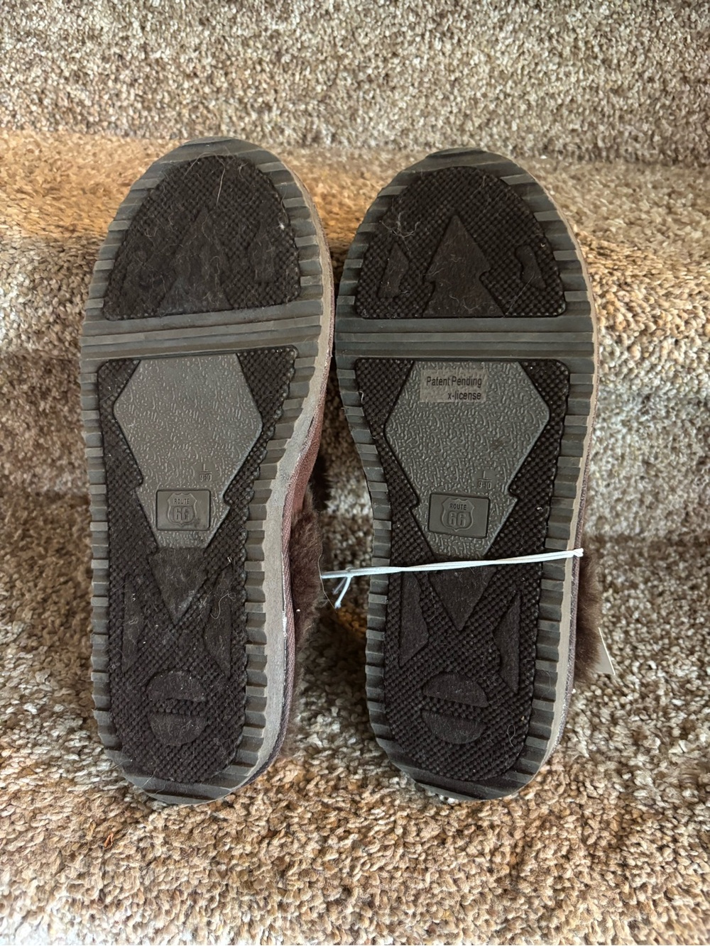 Cozy Brown Faux Fur Lined Slippers - Picture 3 of 3